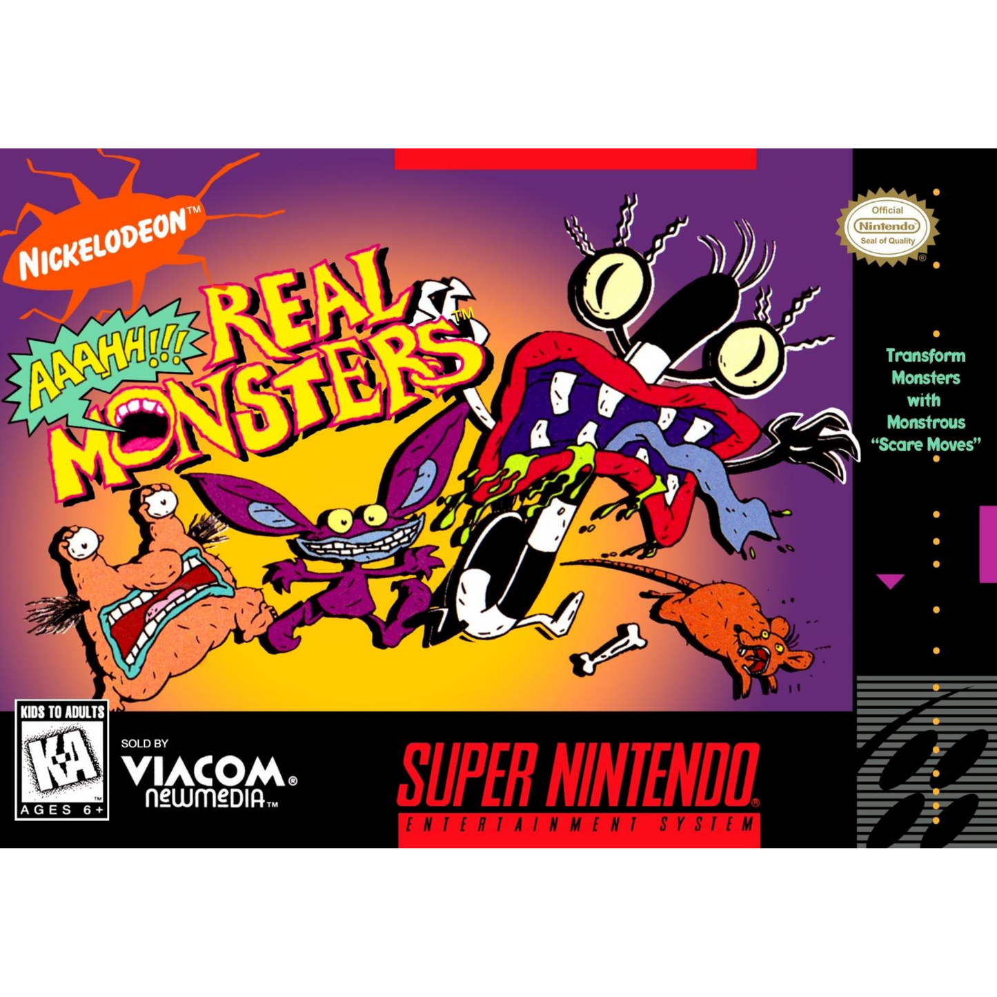 SNES - Aaahh!!! Real Monsters