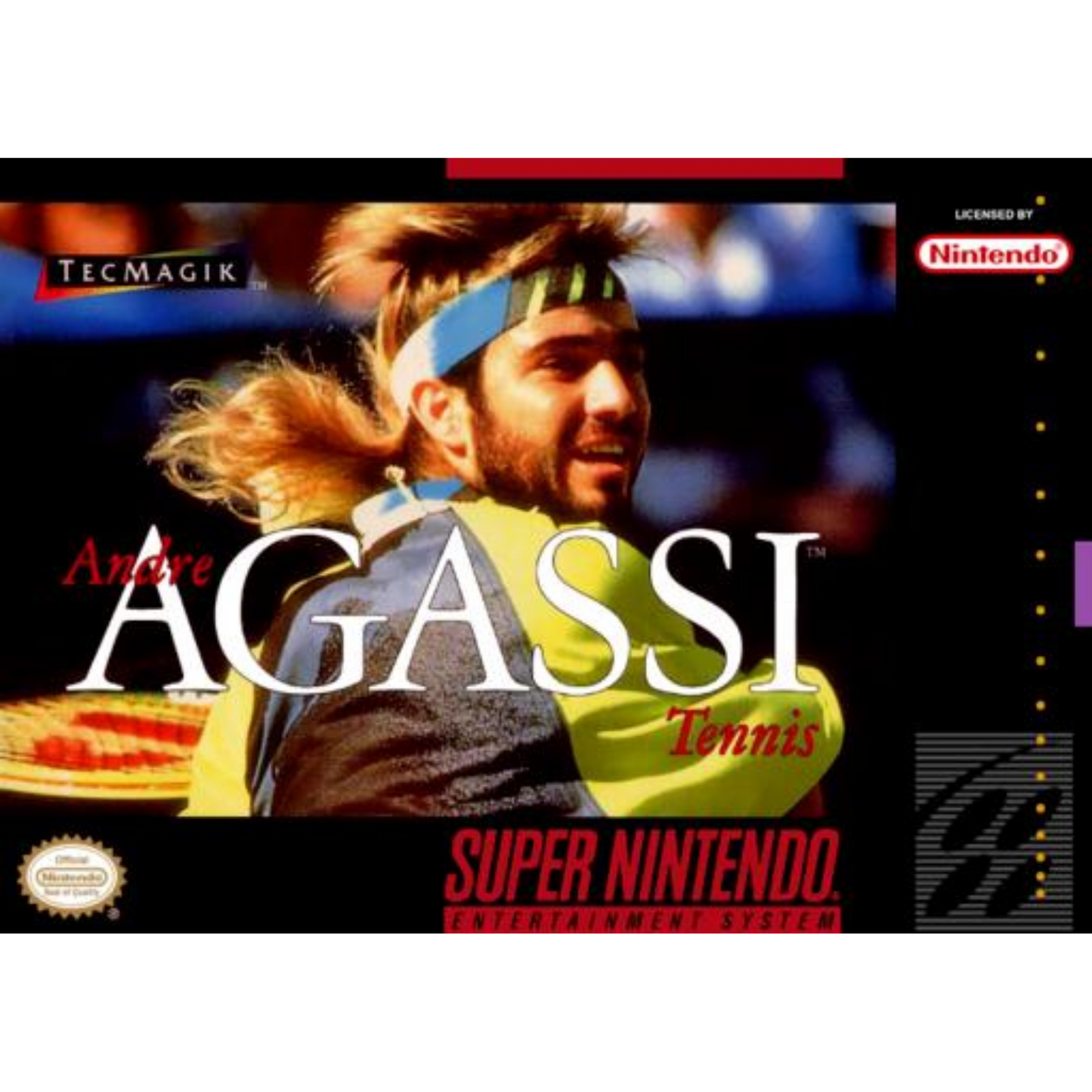 SNES - Andre Agassi Tennis