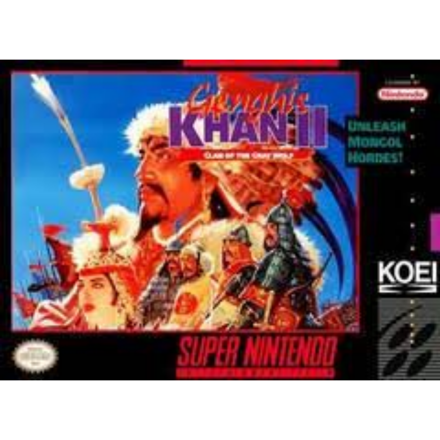 SNES - Genghis Khan II: Clan of the Gray Wolf