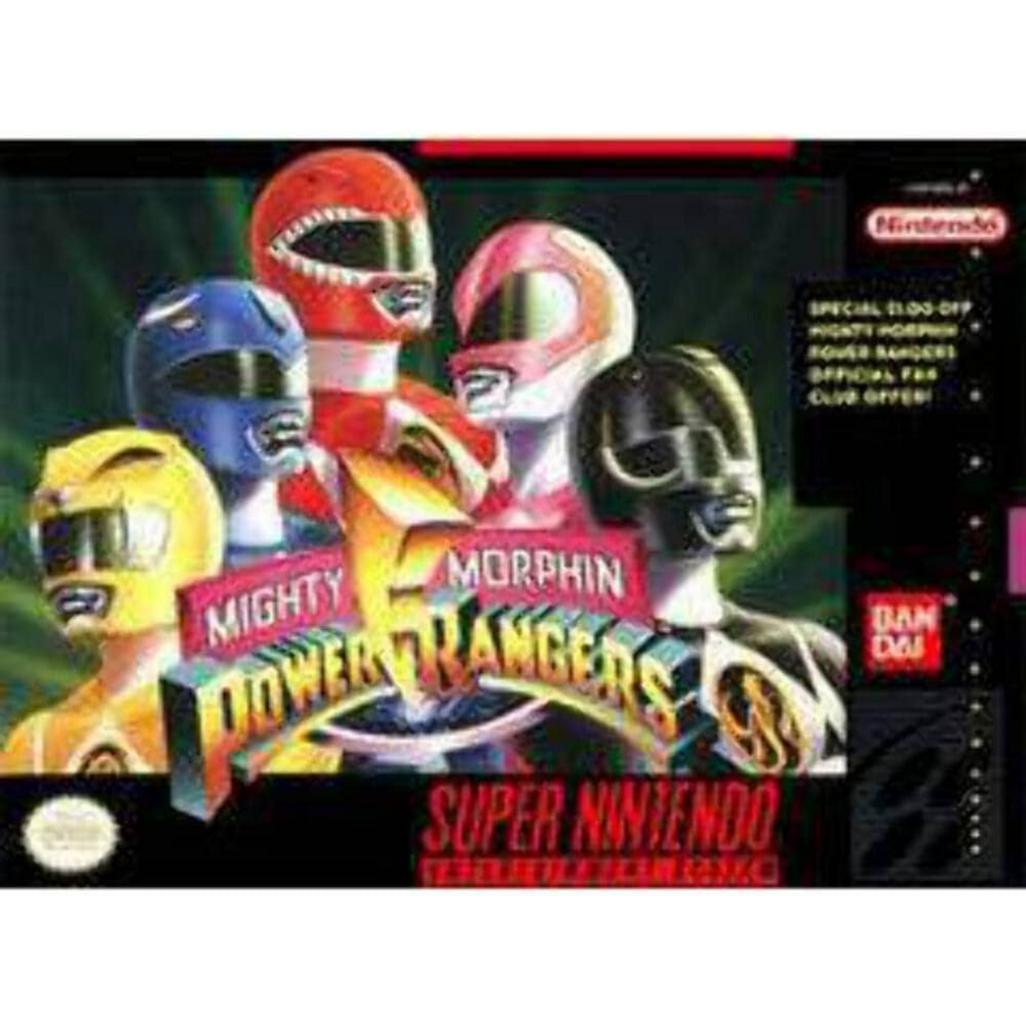 SNES - Mighty Morphin Power Rangers