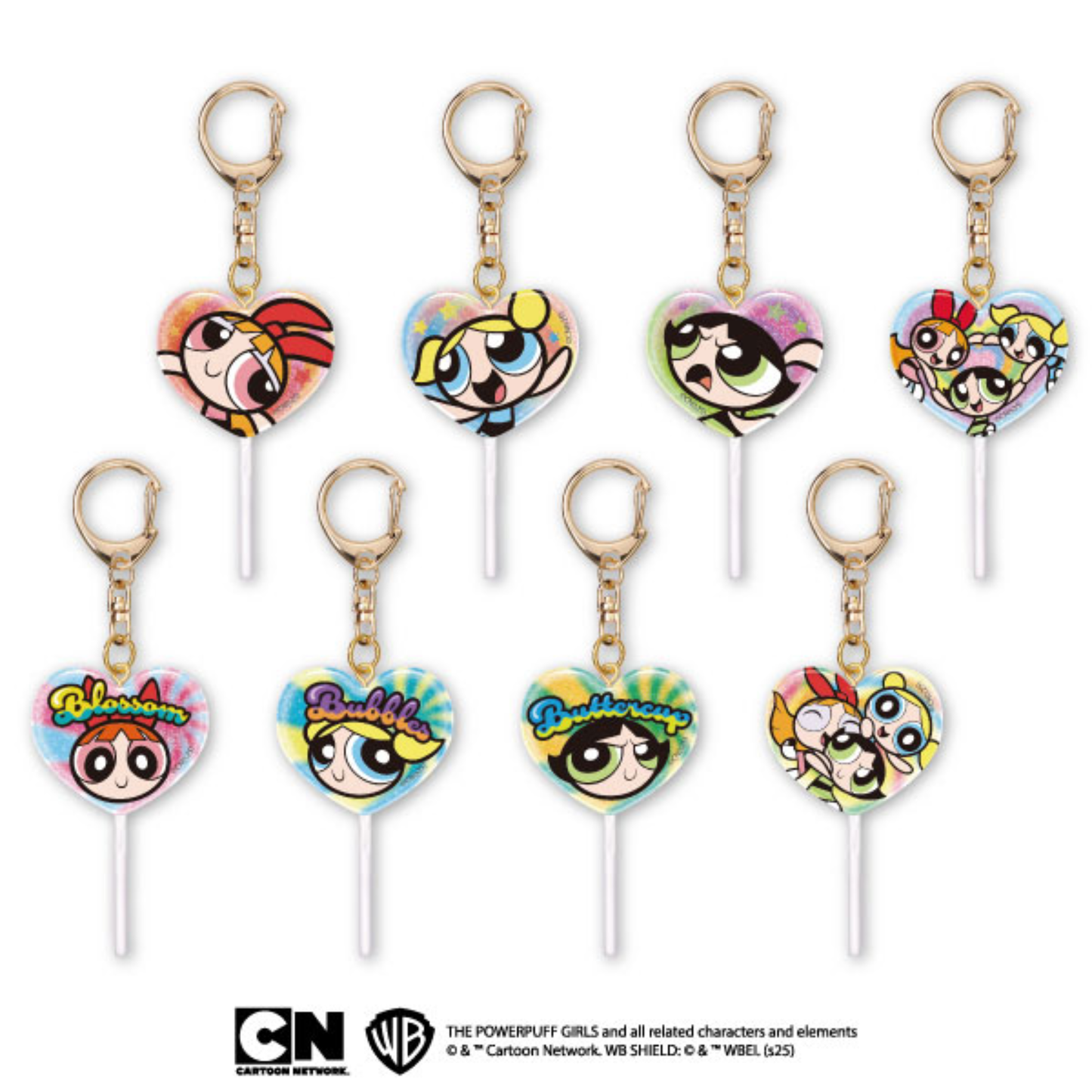Powerpuff Girls Candy Shaped Acrylic Keychain Blind Box