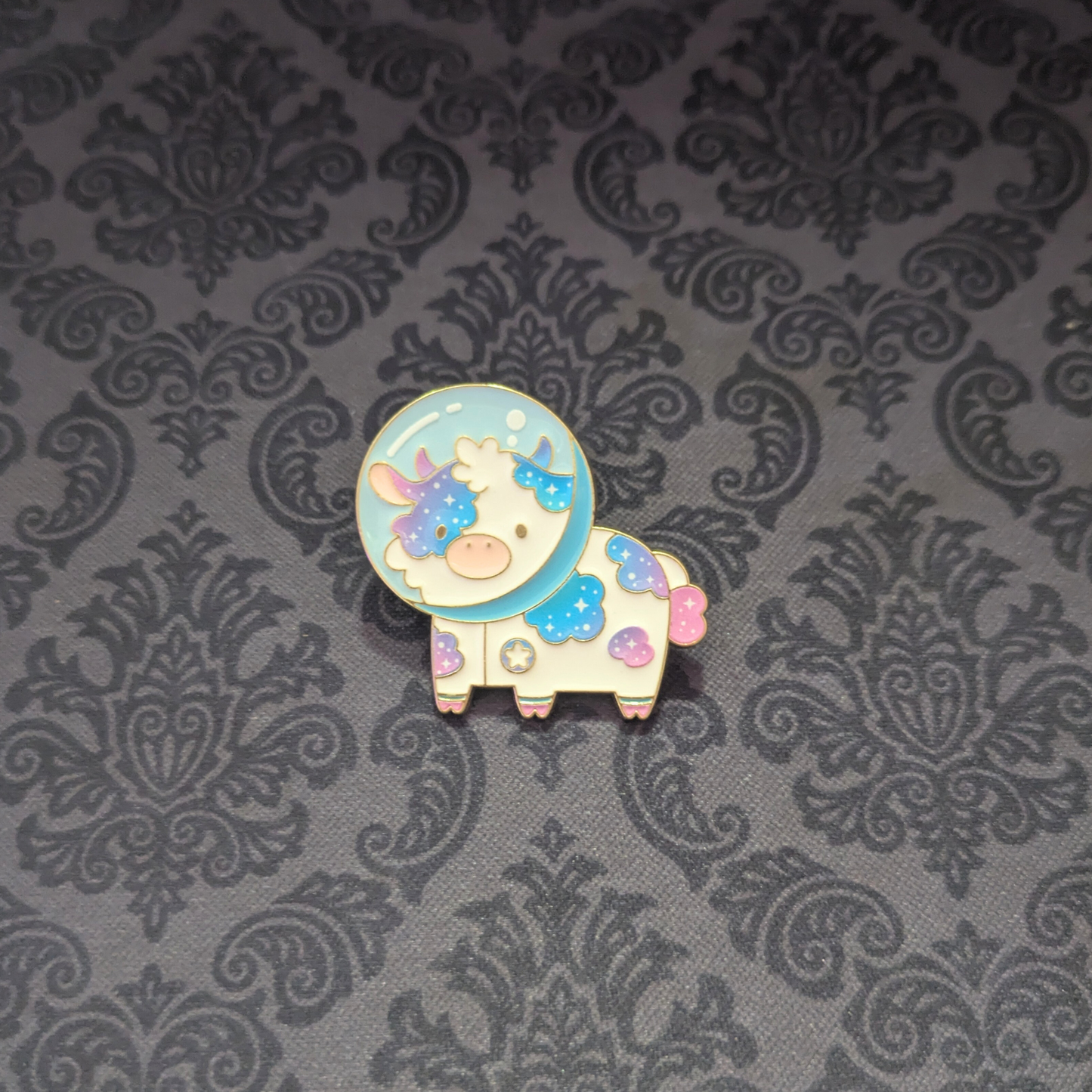 Space Cow Pin