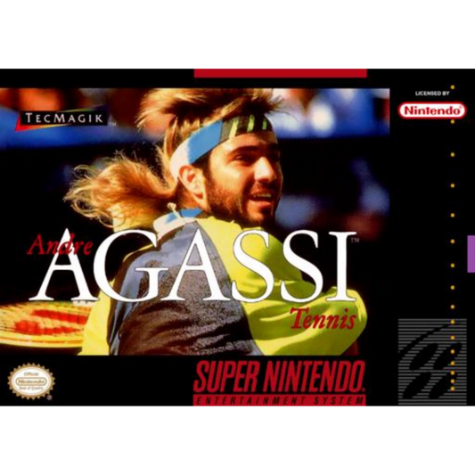 SNES - Andre Agassi Tennis