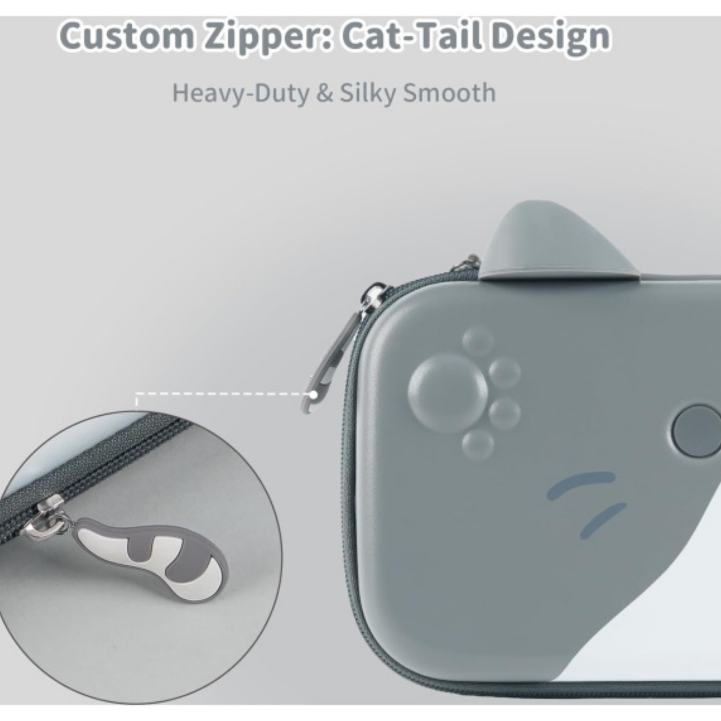 Pink Cat Ears System Carrying Case for Switch 2