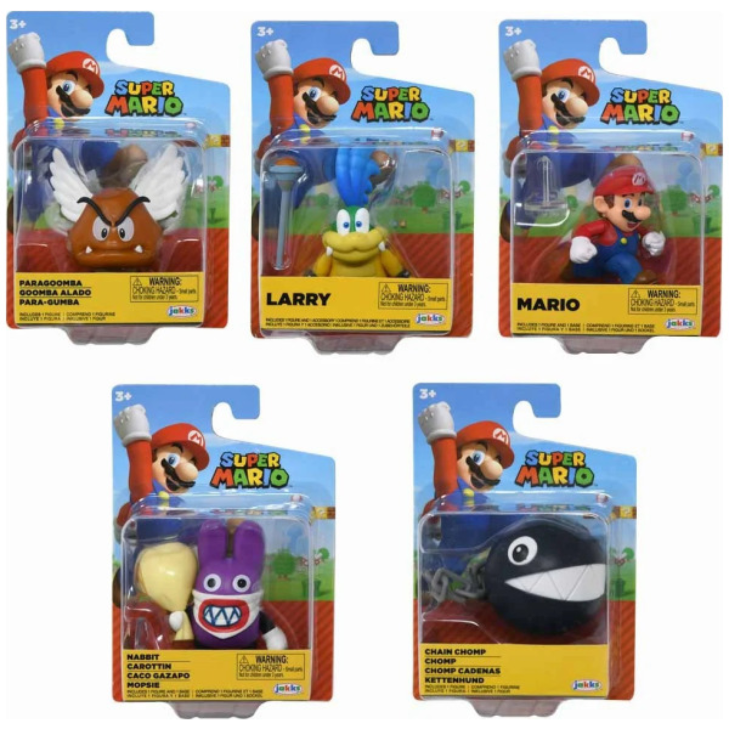 Super Mario Figures 3"