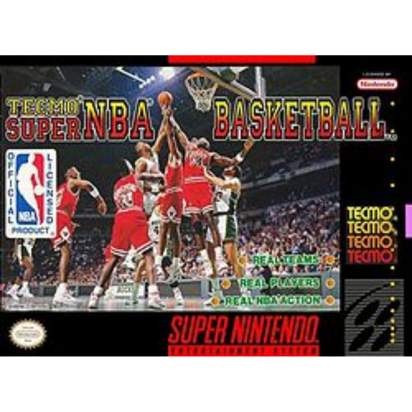 SNES - TECMO Super NBA Basketball
