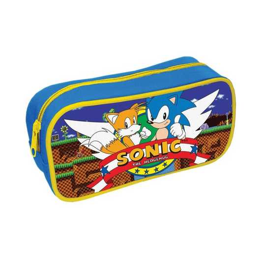 Sonic The Hedgehog (Retro Green Hill Zone) Rectangle Pencil Case