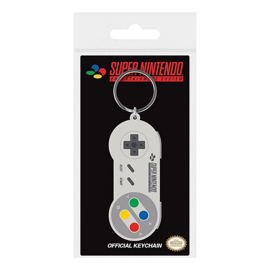 Super Nintendo Entertainement System Snes controller PVC official Keychain