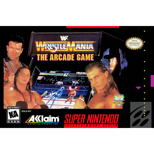 SNES - WrestleMania: The Arcade Game