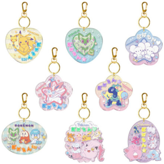 Pokemon Pachi Pachi Deco Keychains Blind Box